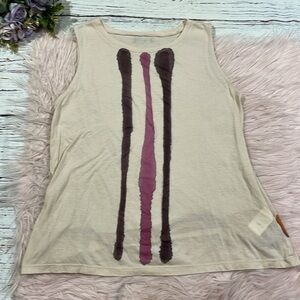 Archiviob Italy Knitting Club Watercolor Graphic Muscle Tank